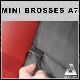 Mini Brosse Cuir et textile alchimy 7