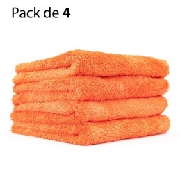 Pack de 4 Edgeless 500 orange 41x41cm the rag company