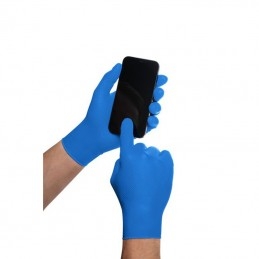 utilisation gants nitrile bleu ultra résistant mercator