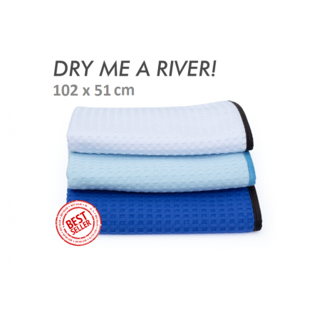 "Dry me a river" waffle weave towel 51x102cm