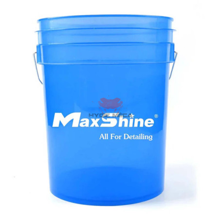Seau transparent bleu - MaxShine